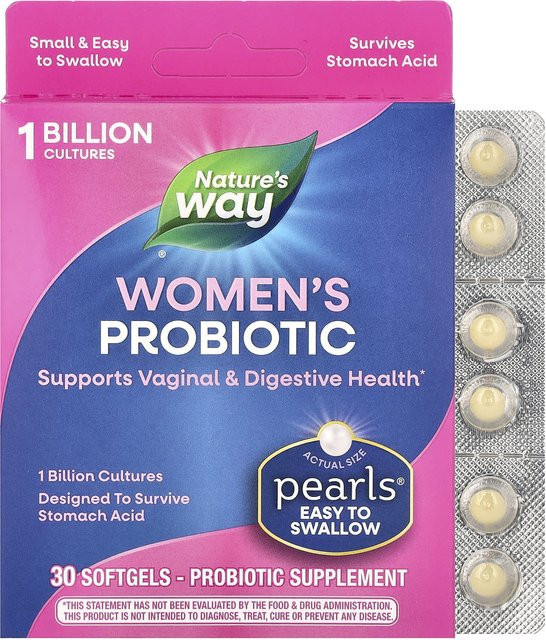 Nature's Way Probiotische Perlen für Frauen, 30 Kapseln - Bild 1