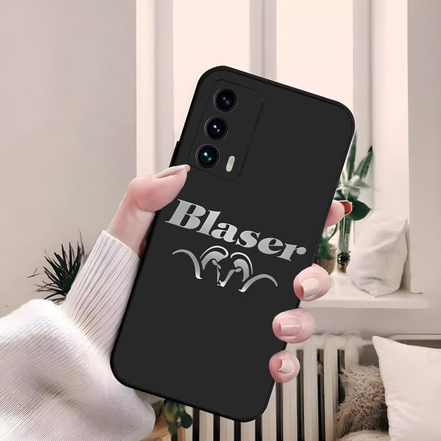 Blaser Jagdgewehr Silikonhülle für Samsung Galaxy S26 S25 S24 S23 S22 S21 Ultra Plus FE A55 in Schwarz - Bild 1