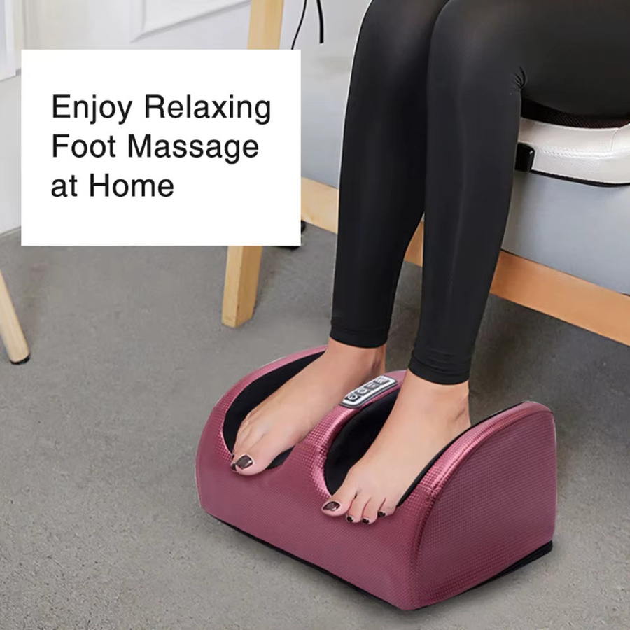 Monclique Infrarot-Fußmassagegerät mit Rolling Shiatsu und Vibration in Gold zur Muskelentspannung und Therapie - Bild 2