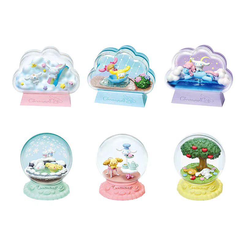 Re-Ment Cinnamoroll Terrarium Collection Miniaturszene Desktop-Dekoration Multicolor - Bild 3