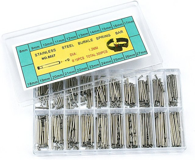 BOXUEQI Uhrenarmband-Verschluss Schnallenrohr, 1,2 mm, 300 Stück - Bild 1