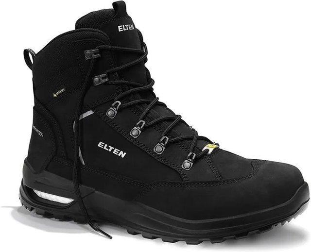 Elten Berufsstiefel Ronan XXF GTX Black Mid ESD O2 WR aus Nubukleder in Größe 47 - Bild 1