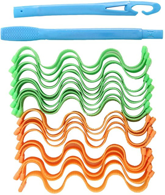 Spiral Curls Styling Kit DIY Kunststoff Haar Spiral Curl Styling Roller für Frauen Mädchen - Bild 1