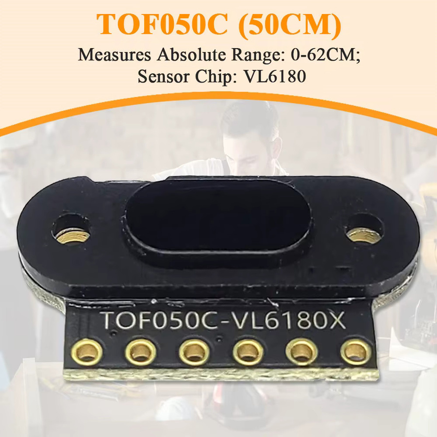 Laser-Entfernungssensormodul für Arduino und STM32 mit I2C-Ausgang in Schwarz, TOF050C TOF0200C TOF0400C zur Flugentfernungsmessung - Bild 4