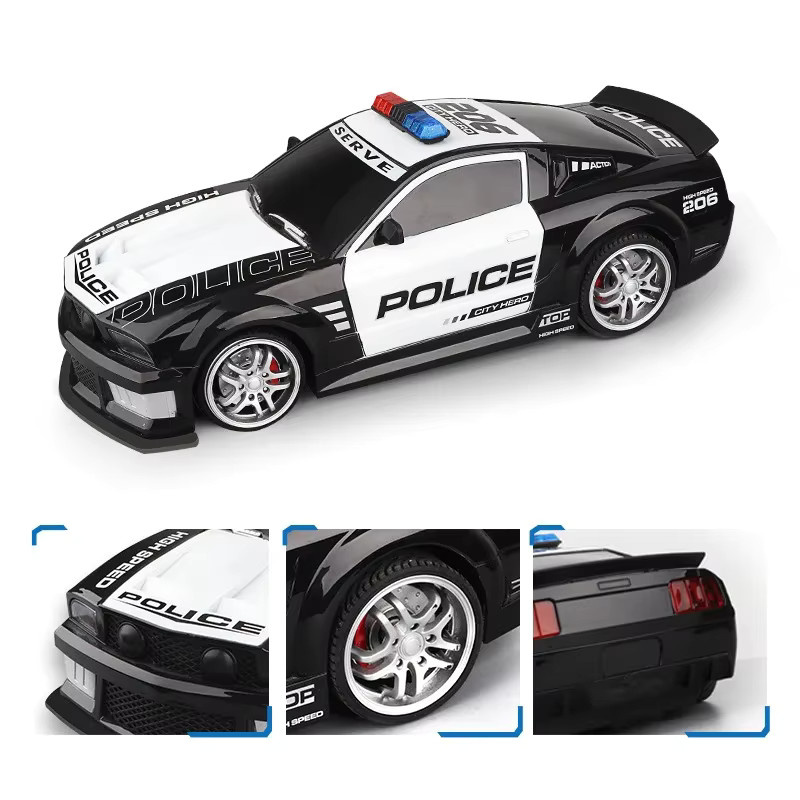 CONUSEA Polizei RC Auto, 1:12, ferngesteuert, mit Lichtern - Bild 4