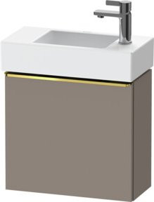 Duravit Waschtischunterschrank D-Neo mit 1 Tür in Grau Matt, B/H/T: 48,4 x 44,0 x 22,2 cm - Bild 1