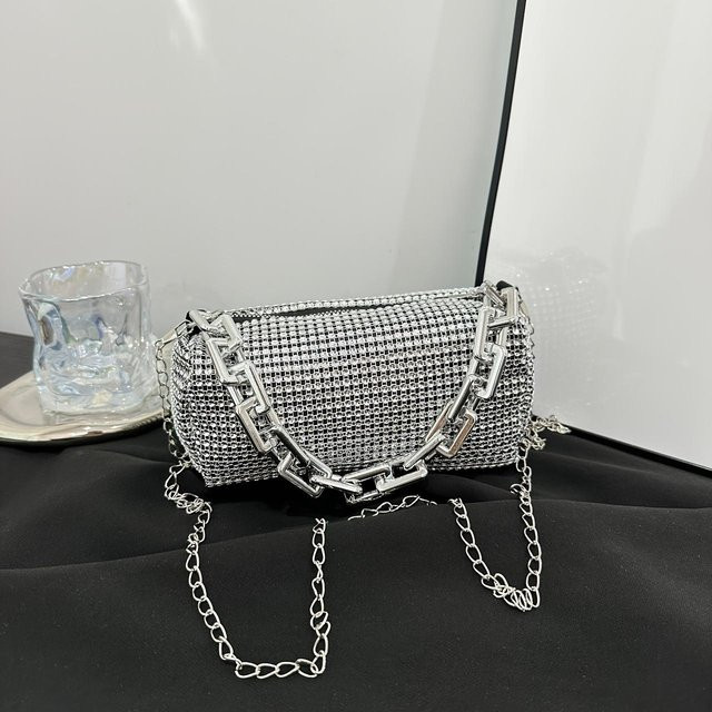 Mode Kette Strass, Damen, gray - Bild 1