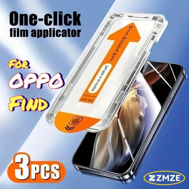3 Stück HD-Schutzfolien aus gehärtetem Glas für OPPO Find X9 X9S Pro X9+ X9 Ultra, 9H Härtegrad, transparent - Bild 1