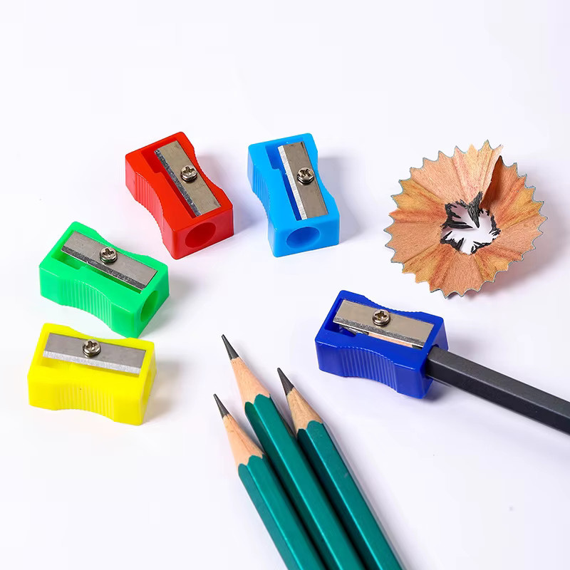 20er Set Mini Bleistiftspitzer aus Kunststoff in Multicolor mit Anti-Slip-Design für Kinder und Schule - Bild 3