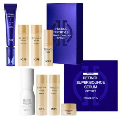 IOPE Retinol Super Bounce & Retinol 0.1% Serum Set, 80 ml - Bild 1