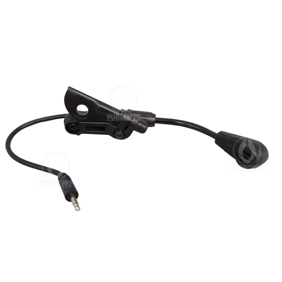 EARMOR Taktisches Elektronisches Kommunikationsmikrofon mit abnehmbarem Cantilever-Headset in Schwarz für Jagd, Schießen und Airsoft - Bild 1