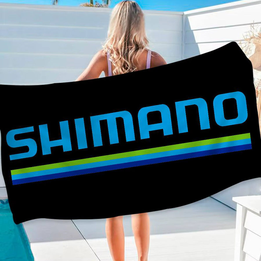 S-Shimano Mikrofaser-Strandtuch in Schwarz, schnelltrocknend und sandabweisend für Strand, Pool, Yoga und Reisen - Bild 5