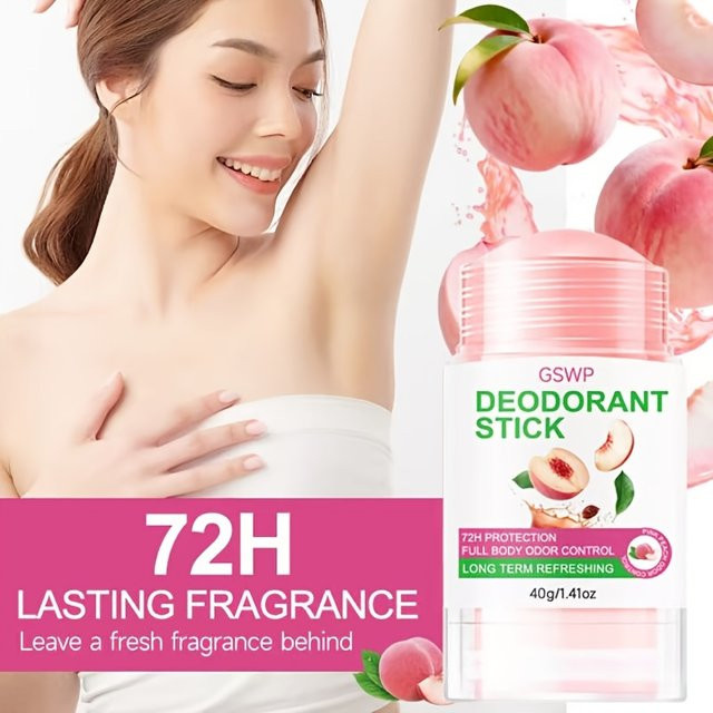 GSWP Pfirsich Deodorant-Stift, Unisex, 40 g/80 g - Bild 1