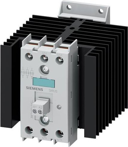 Siemens Halbleiterschütz 3RF2430-1AC55 Nullspannungsschaltend 3 Schließer 30A Grau - Bild 1
