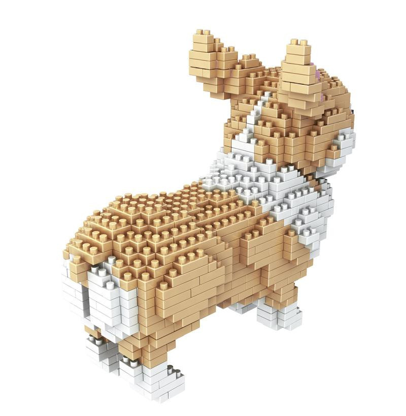 Linyi toy Corgi Hund Bausatz ab 14 Jahren - Bild 3