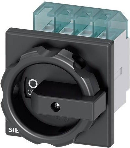 Siemens Lasttrennschalter Schwarz 4polig 16 A 690 V/AC 6 mm² 3LD20031TL51 - Bild 1