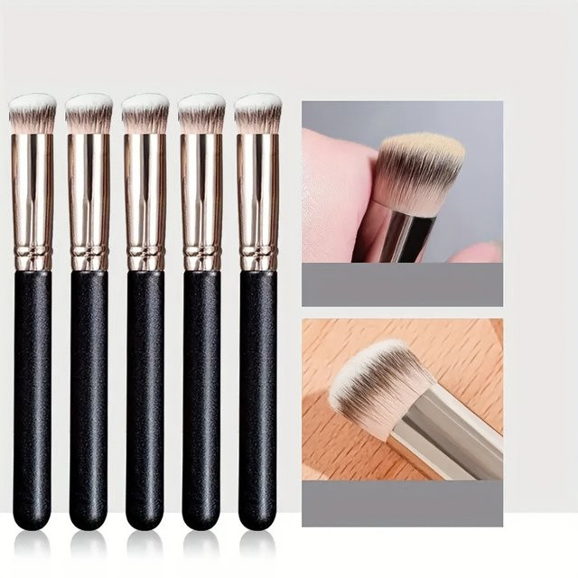 HUAZDS Gesichtspinsel-Set, 5-teilig, vegan, Unisex - Bild 1
