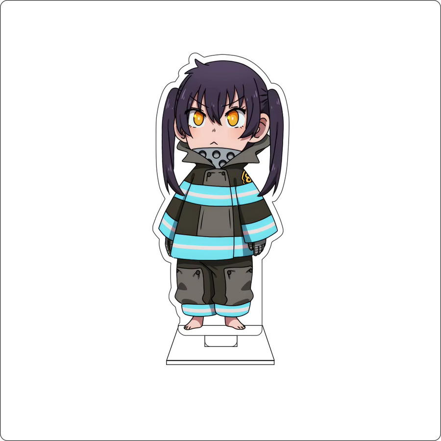 Bandai Fire Force Maki Oze Shinra Kusakabe, Acryl-Figur Standfigur, 10cm - Bild 2