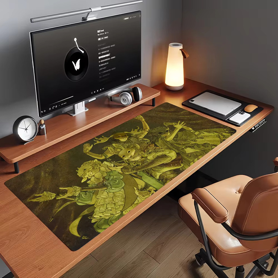 Singer Yaelokre Origins Mauspad in Multicolour, rutschfeste Gamer-Computermatte für Schreibtisch und Laptop - Bild 2