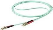 StarTech.com OM4 Multimode Duplex LWL Patchkabel LC auf LC, Türkis, 10 m - Bild 1