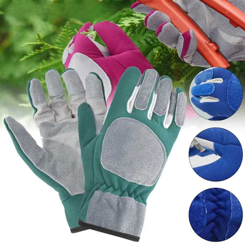Aihogard Gartenhandschuhe mit langem Unterarmschutz, 1 Paar dornensichere Handschuhe zum Pflanzen und Graben - Bild 4