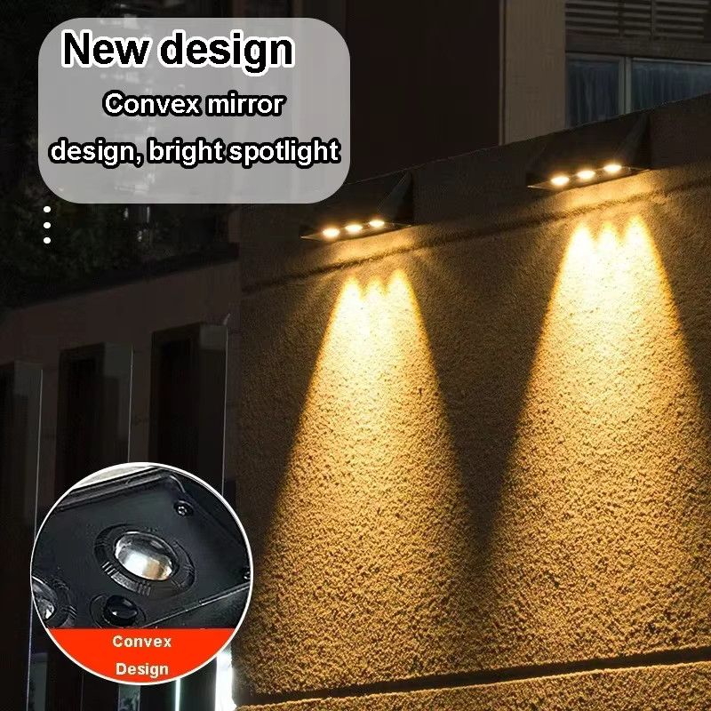 VENUSWING Solar-Wandleuchte für den Außenbereich, wasserdichte Gartenleuchte für Briefkasten, Hausnummernschild und Fassade - Bild 4