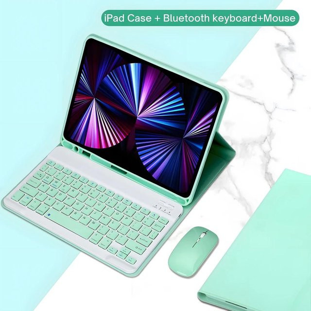 Samsung Bluetooth Tastaturhülle für Galaxy Tab A11 8,7 Zoll SM-X130 SM-X133 SM-X135 in Grün - Bild 1