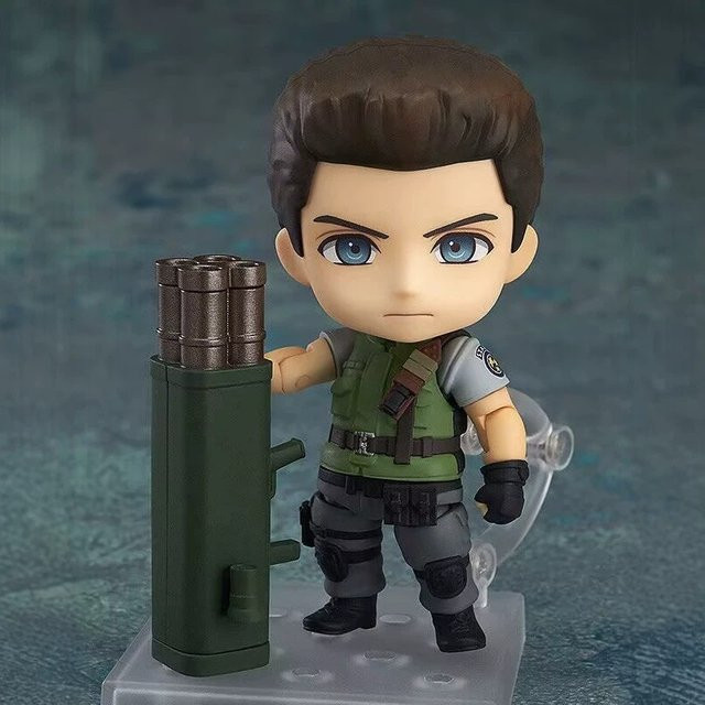 Bandai Resident Evil Chris Redfield Q-Figur, Einzelfigur, mit austauschbaren Gesichtern - Bild 1