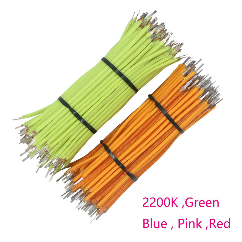 10 Stück LED Edison Glühbirnen Ersatzteile mit flexiblem Filament für DC3V, verschiedene Längen von 60mm bis 300mm - Bild 2
