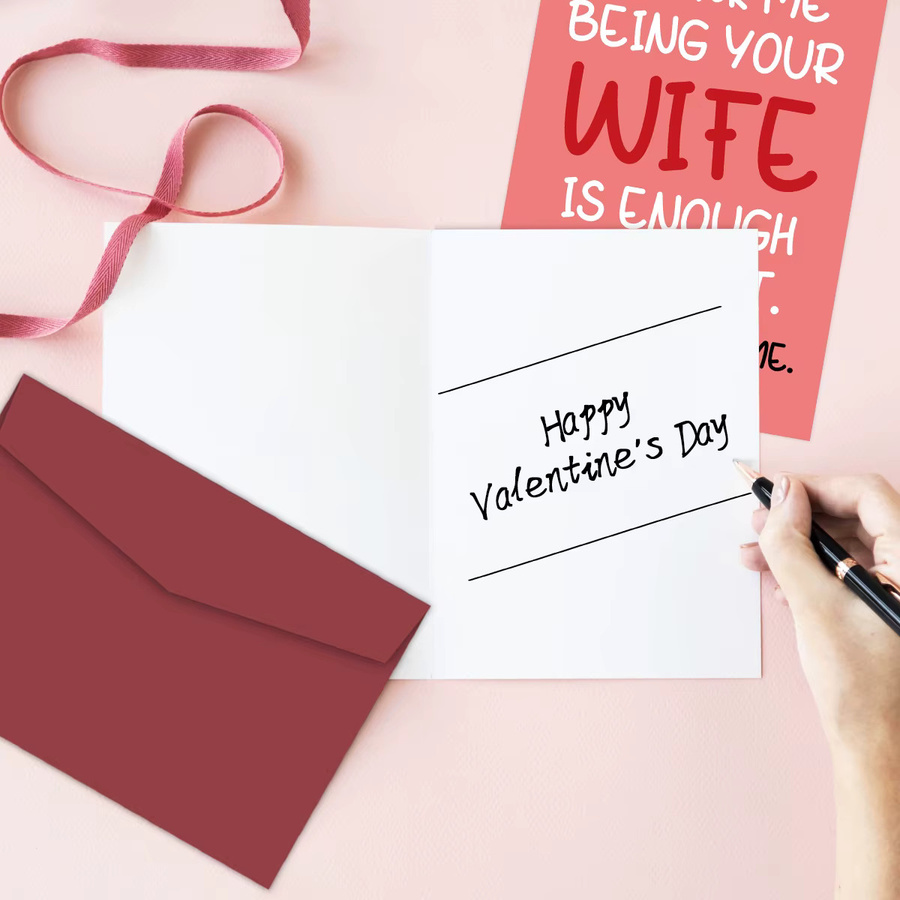 Lustige Geburtstagskarte für deinen Ehemann zum Valentinstag oder Geburtstag - Bild 5