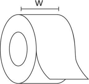 Hellermann Tyton Kennzeichnungsetiketten Gelb 50m Rolle Breite: 50 mm - Bild 1