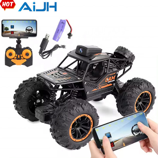 AiJH Rc Car Rock Crawler Drift Climbing 4WD 1/18 Alloy mit Wifi Camera - Bild 1