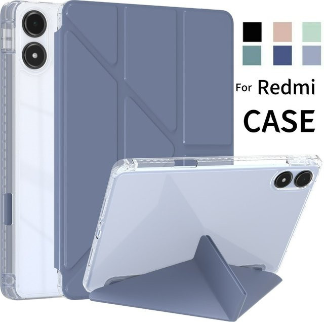 Xiaomi Tri-Folding Flip Case für Redmi Pad Pro 2024/2025 und Poco Pad 12,1 Zoll mit Auto Sleep Funktion in Schwarz - Bild 1