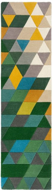 Flair Rugs Wollteppich Prism in Mehrfarbig mit geometrischem Design, B/T: 60 x 230 cm - Bild 1