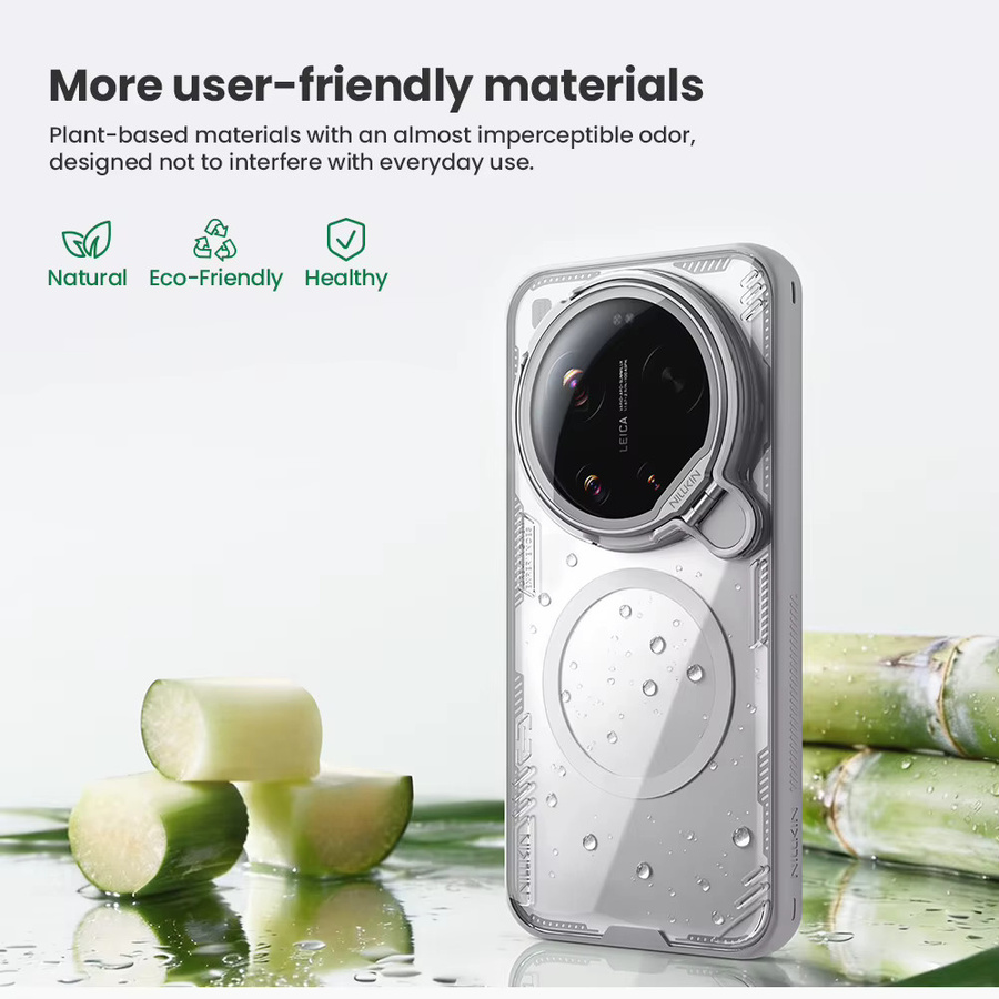 Nillkin Iceblade Prop Magnetische Hülle für Xiaomi 17 Ultra in Transparent mit Linsenschutzabdeckung und Anti-Sturz-Airbag-Schutz - Bild 2