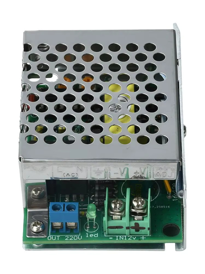 diymore DC 12V zu AC 220V Wechselrichter-Platine 100W DC-AC Aufwärtswandler-Modul mit Überlastschutz - Bild 4