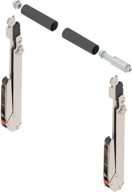 Blum Klappenbeschlag-Set Aventos HL TOP 22L3800 in Nickel für Kraftspeicher, Breite: 390-540 mm - Bild 1