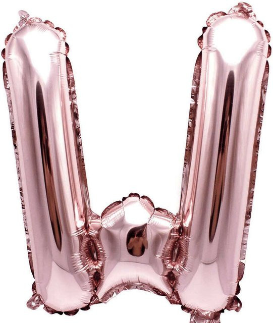 Rico Design Folienballon Buchstabe in Rosa, Höhe: 36 cm - Bild 1