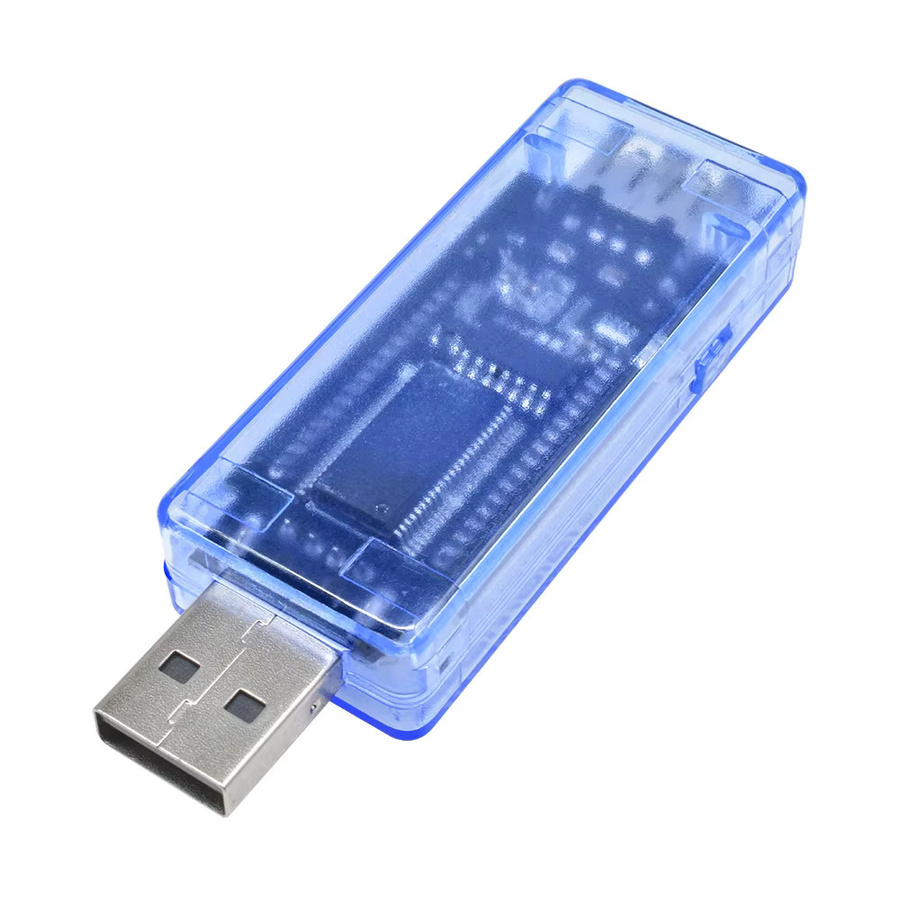 Voktta USB Type C Tester mit IPS LCD Display als Multimeter zur Messung von Spannung und Stromstärke in Blau - Bild 2