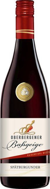 Oberbergener Baßgeige Pinot Noir Rotwein, Baden, 2024, halbtrocken, 0,75 l - Bild 1