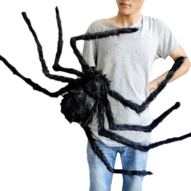 Okumo Halloween Horror Spinne als Outdoor Dekoration in Schwarz, Höhe: 30 bis 200 cm - Bild 1