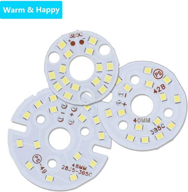 5 W LED-Lampe mit SMD 2835 Chips, rund, Farbe: Weiß, DC 14,5–15,5 V Lichtquellenplatine für LED-Röhrenlicht und Chip-Scheinwerfer-Zubehör - Bild 1