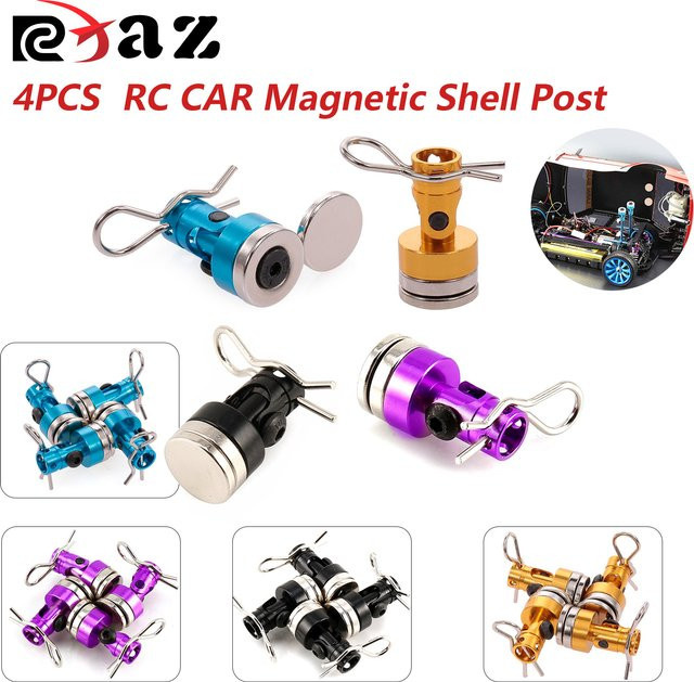 RCXAZ Magnetische Karosseriepfosten Metall, 4-teiliges Set, 1:10 - Bild 1