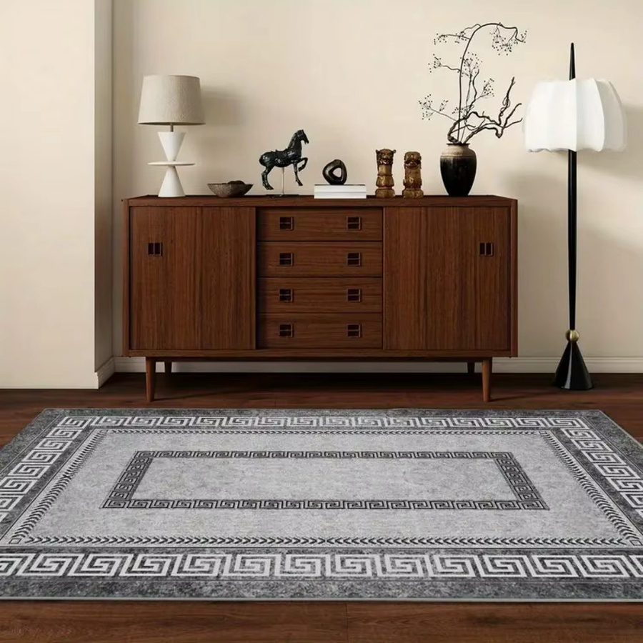 VIKAMA Moderner Luxusteppich in Grau, Rechteckig, B/T: 120 x 80 cm - Bild 2