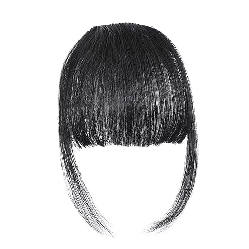 eelhoe Haarextensions Clip-in-Pony, Synthetisch, Schwarzbraun - Bild 5