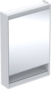 Geberit Spiegelschrank One mit LED-Beleuchtung und Sensor, Weiß, B/H/T: 60 x 90 x 15 cm - Bild 1