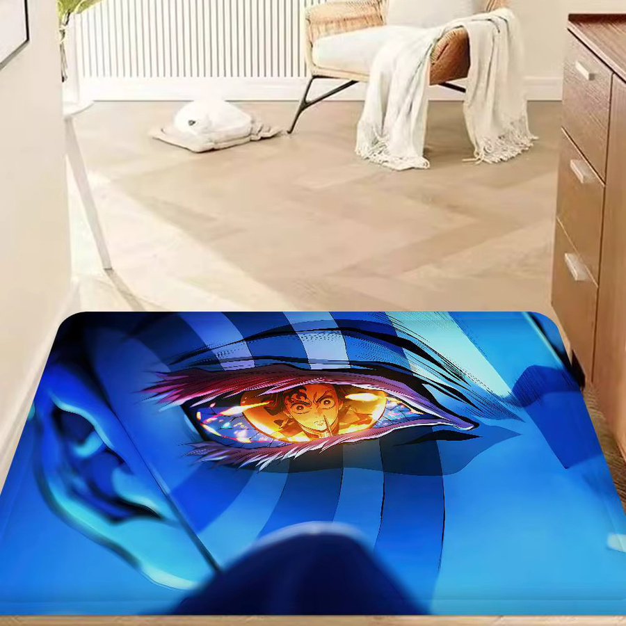 Potdemiel Anime Demon Slayer Rutschfeste Fußmatte für Badezimmer und Kinderzimmer B: 60 cm, T: 40 cm, H: 1 cm - Bild 6