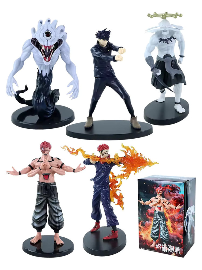 Bandai Jujutsu Kaisen Itadori Yuji Actionfiguren, 5-teiliges Set - Bild 5