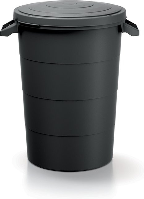 Regenwassertank PROSPERPLAST SMOOTH in Anthrazit mit Deckel, 80 l - Bild 1