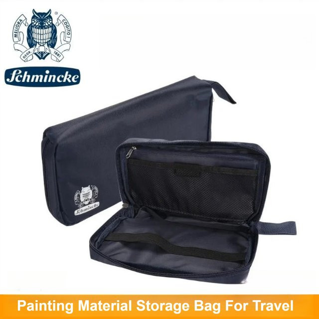 Schmincke Tragbare Wasserfeste Kunstbedarf Tasche aus Leinwand in Schwarz - Bild 1